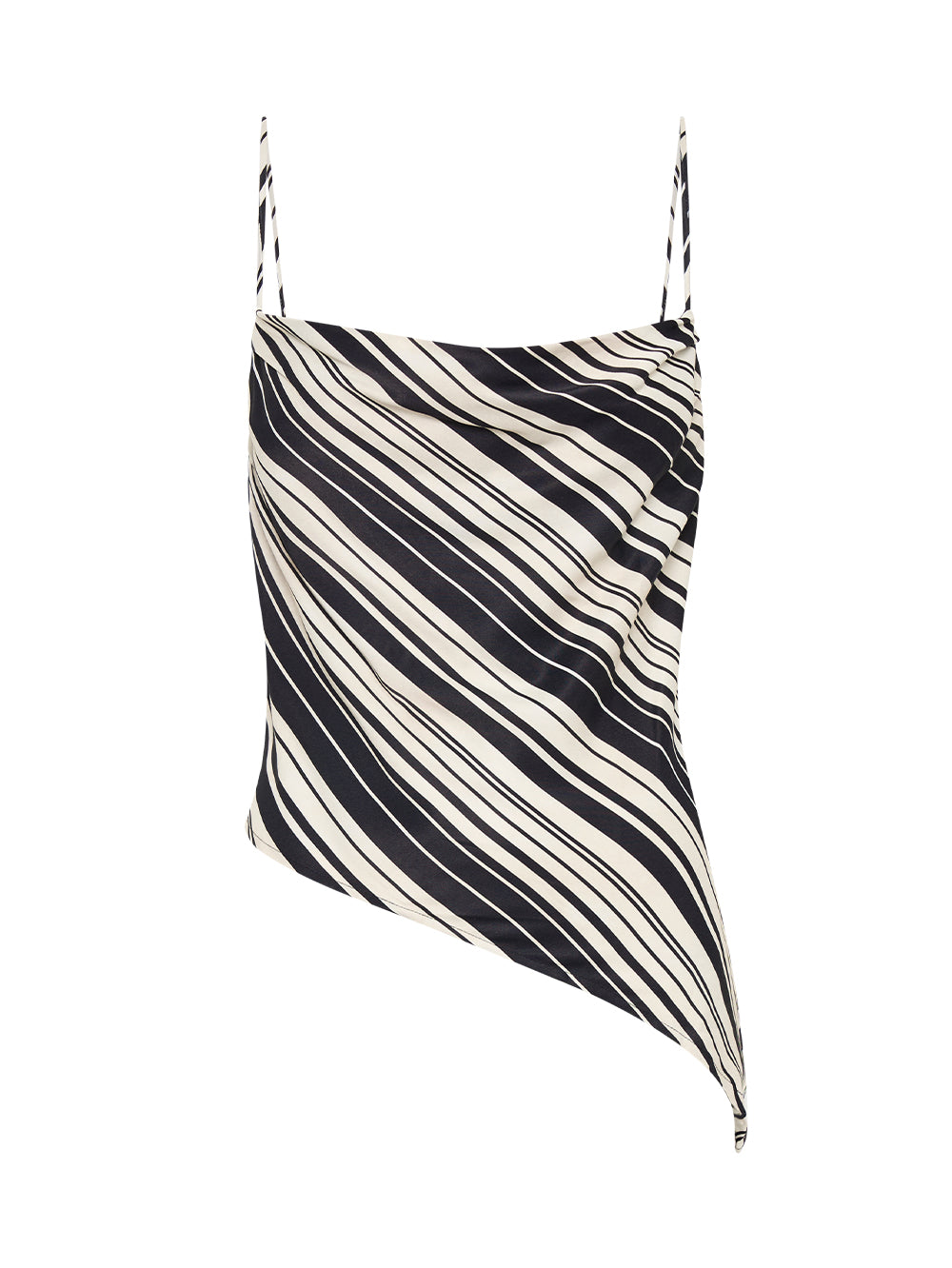 Sara Top KIVARI | Asymmetrical stripe top