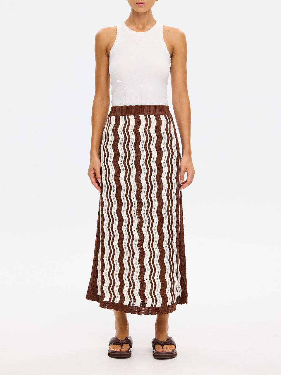 Sarah Knit Midi Skirt