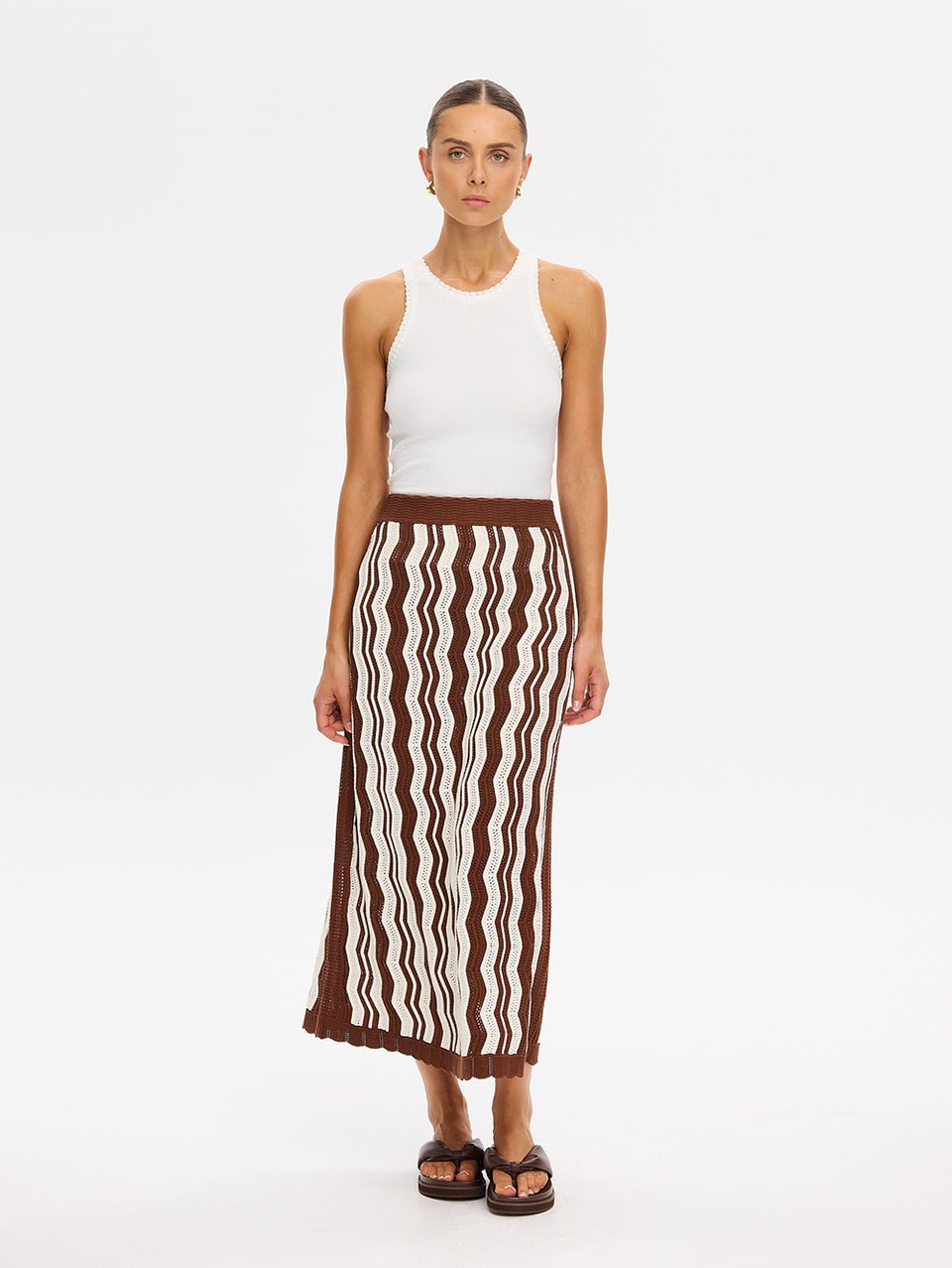 Sarah Knit Midi Skirt