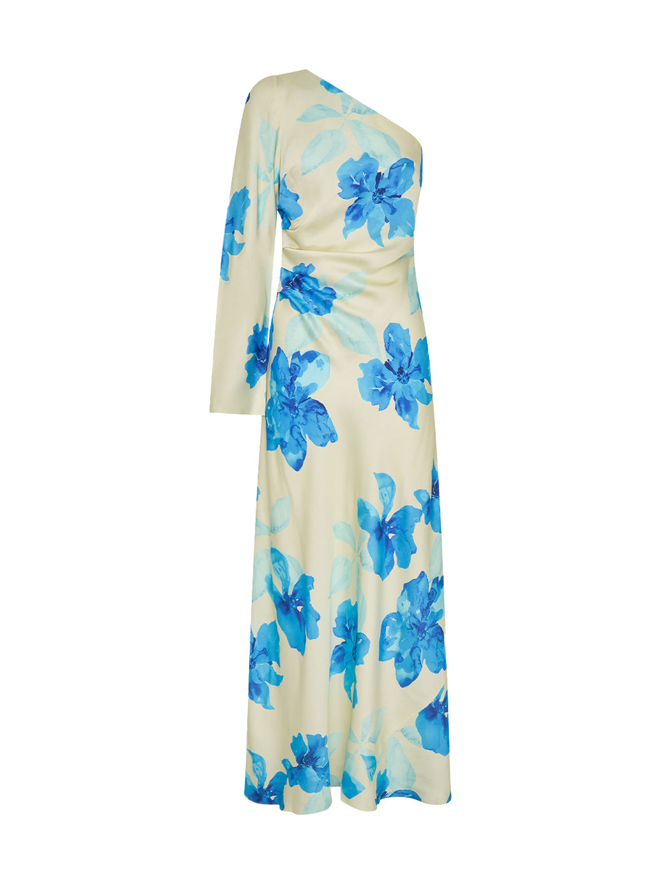 kivari one shoulder dress Rhia One Sleeve Maxi Dress