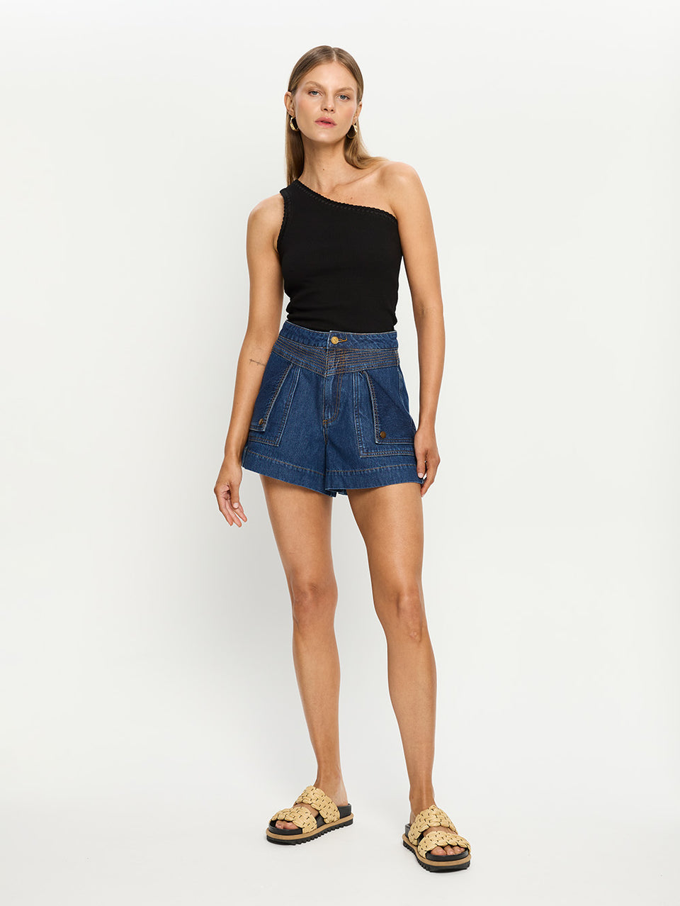 Celene Denim Short - Indigo Blue