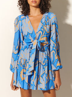 Taniana Tie Front Mini Dress