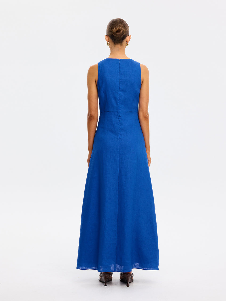 kivari valencia spot maxi dress Vivian Maxi Dress | Twist Detail Maxi Dress