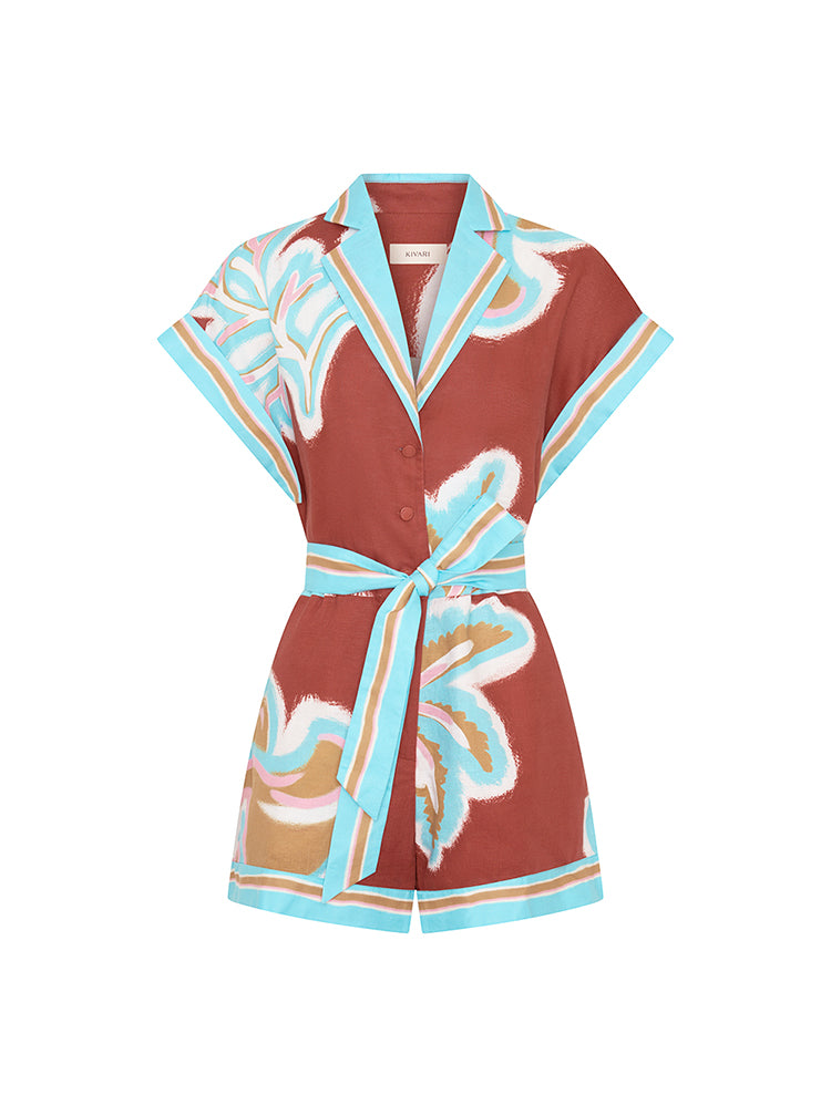 Y59MAR_Enzo Playsuit_Maroon_GHOST