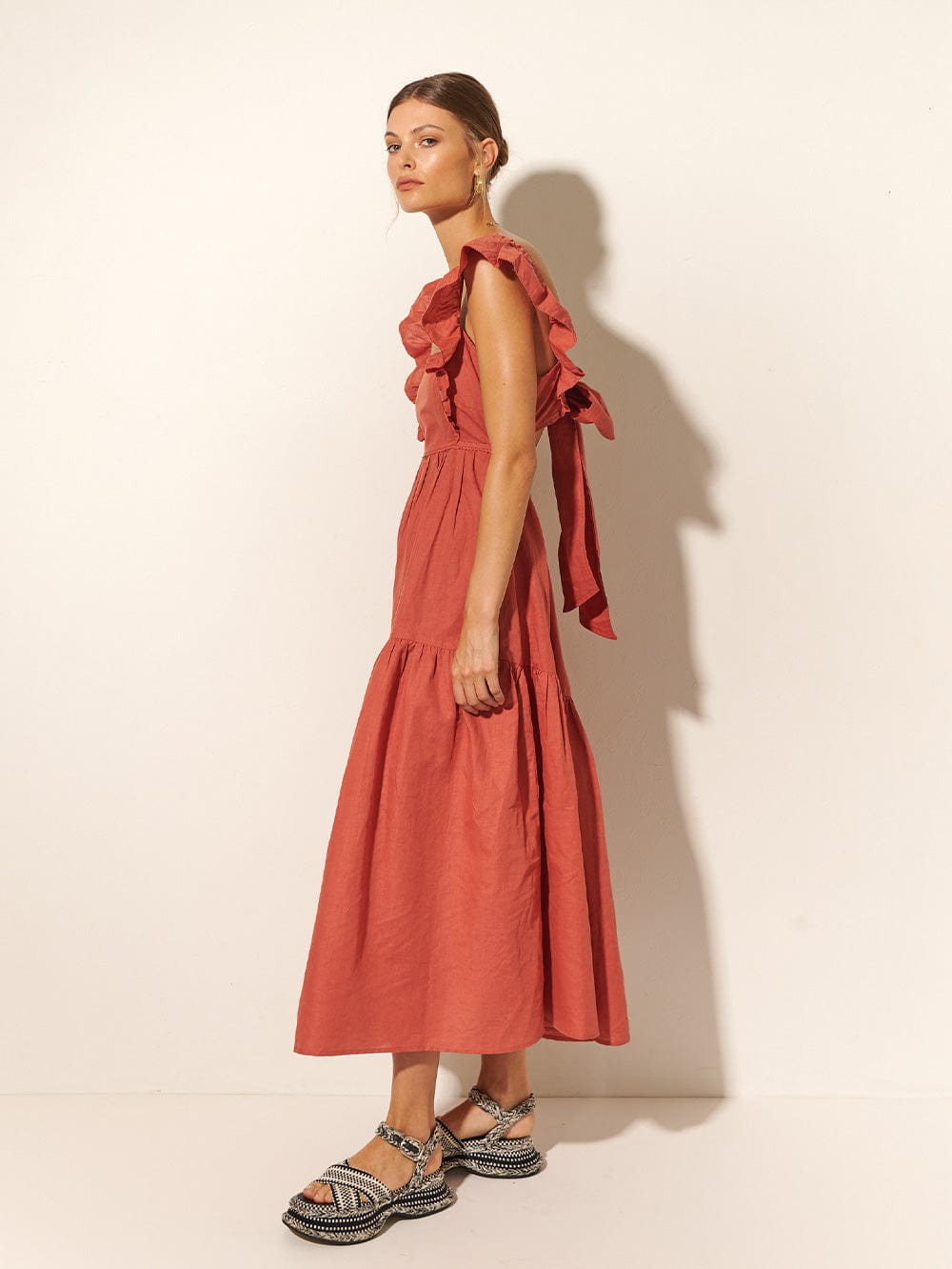 Clove Midi Dress - Rose