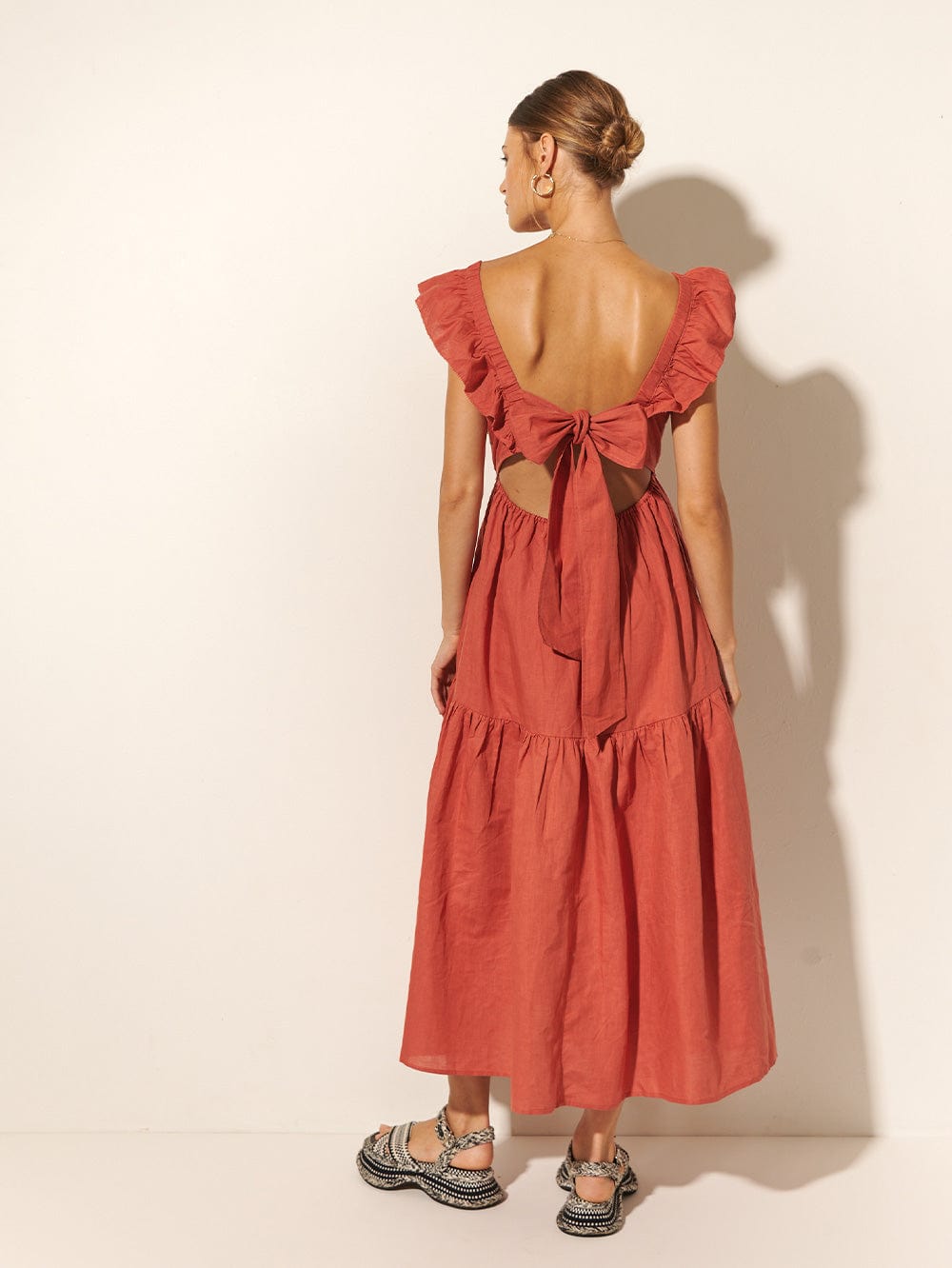 Clove Midi Dress - Rose