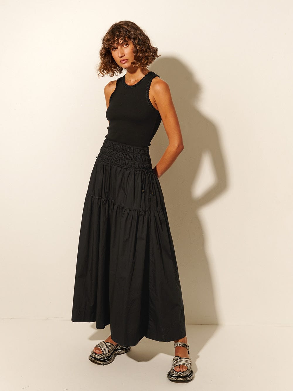 Nora Maxi Skirt - Black